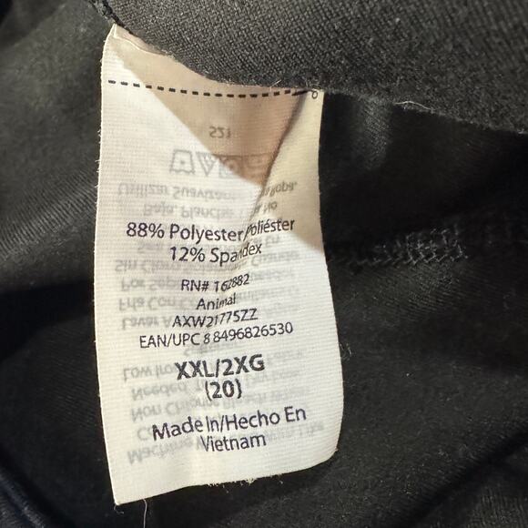 Athlux XX-Large Ankle Leggings Leopard Print Pockets Drawstring Elastic Waist - Picture 9 of 10